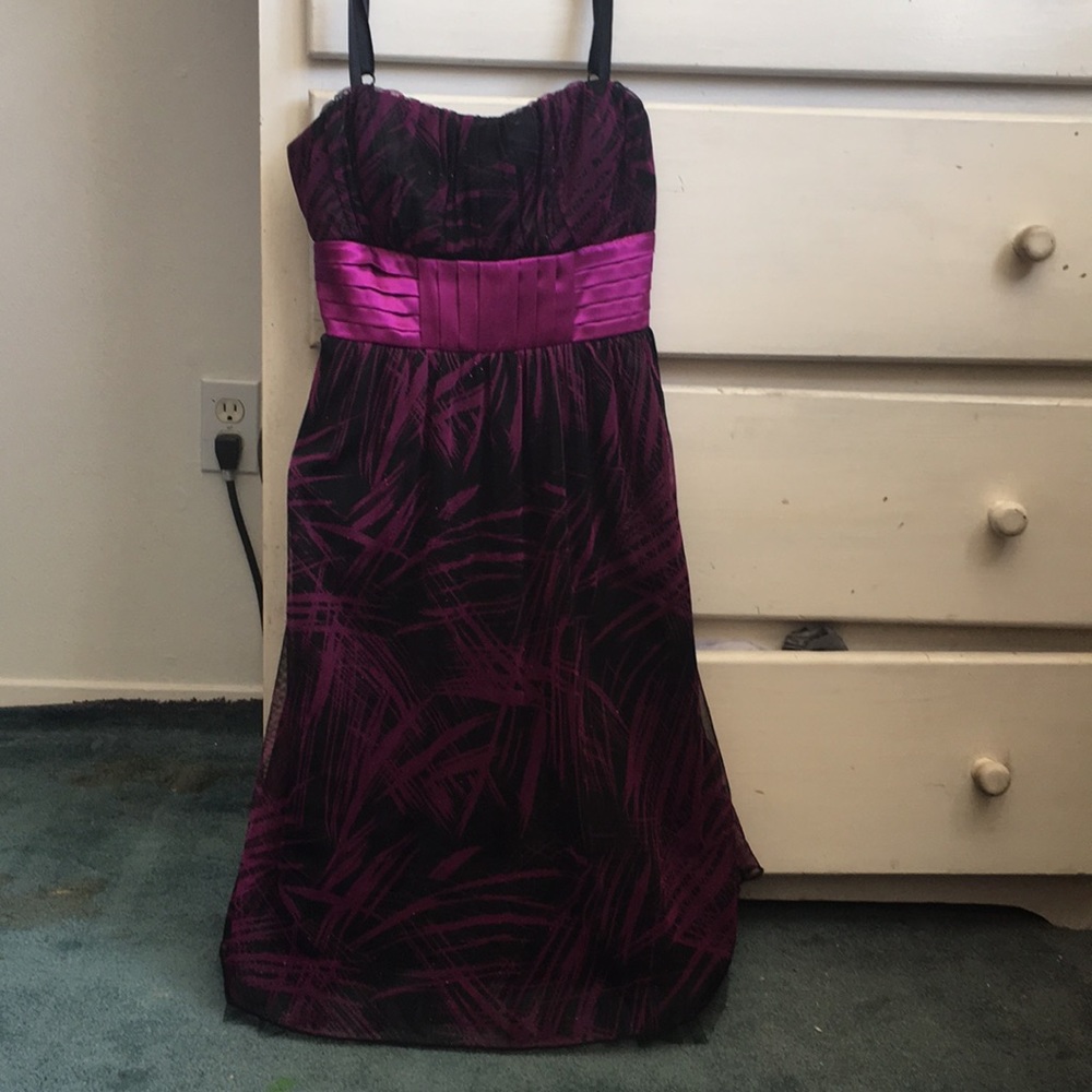 Heart Soul Black & Purple Dress
